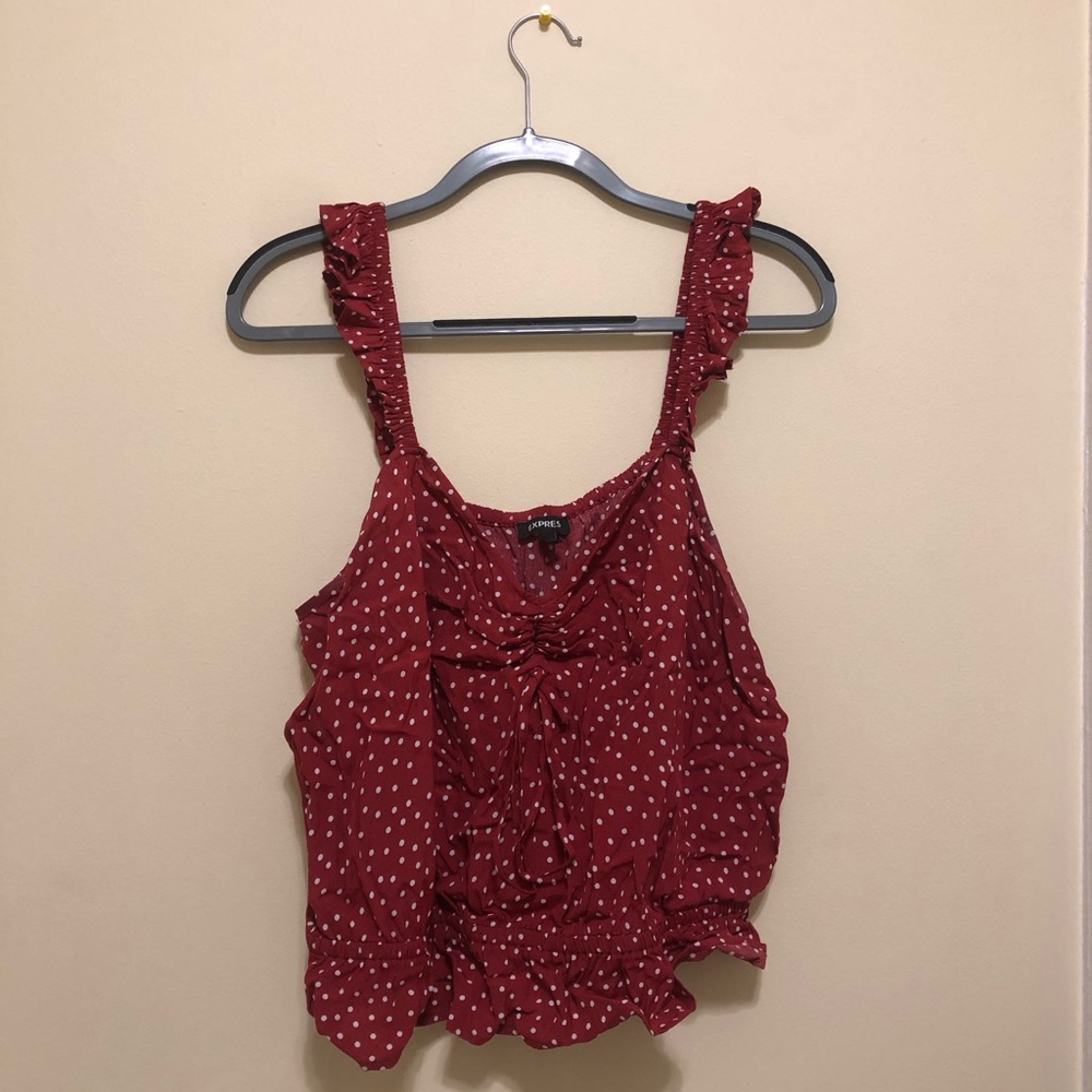 Express Polka Dot summer blouse